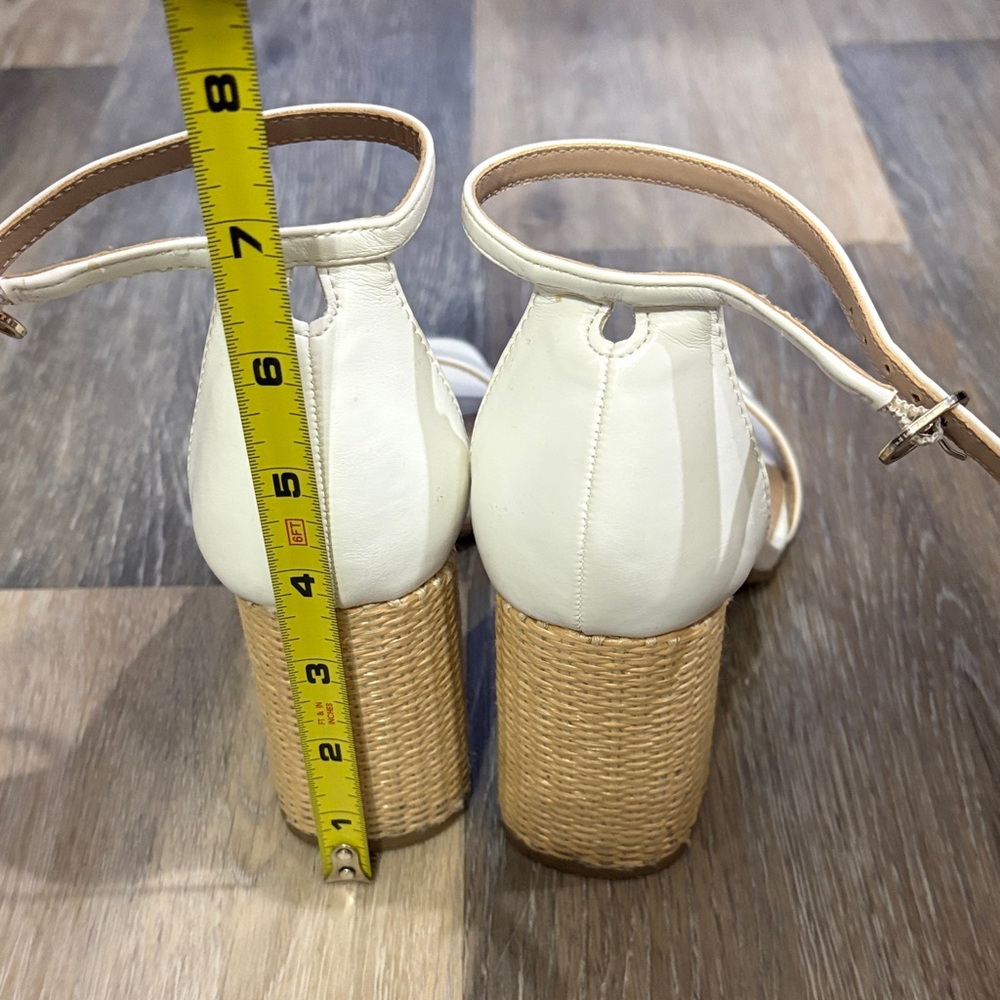 Kelly & Katie Cream Ankle-Strap Block Heel Sandals - Picture 5 of 5